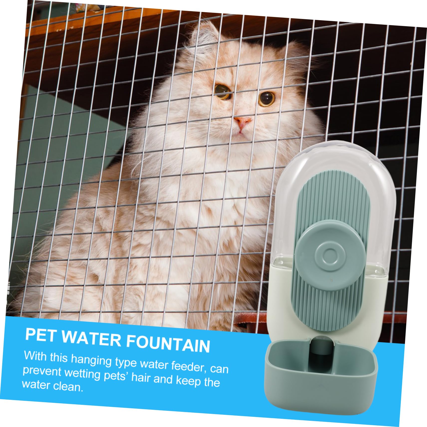 BESPORTBLE 5piezas Dispensador De Agua para Mascotas Colgante Comedero y Bebedero Automático para Perros y Gatos Accesorio Práctico y Compacto para Jaulas