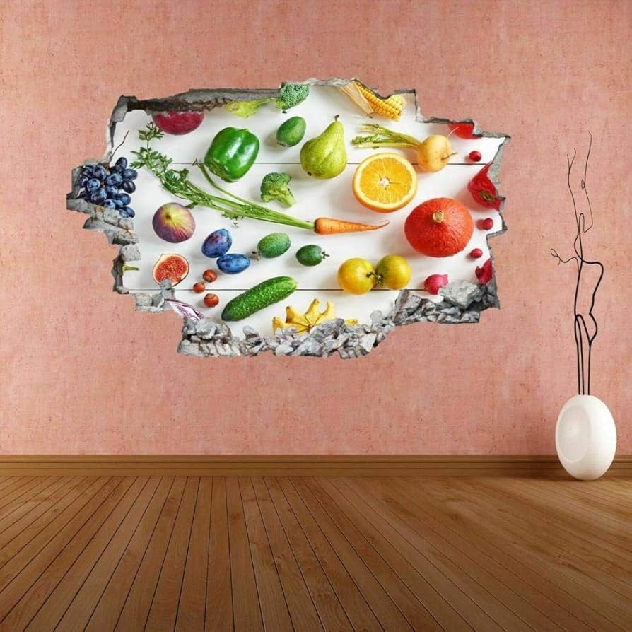 Illustrated Heart Food Decal Collection TenStickers, 58 OFF