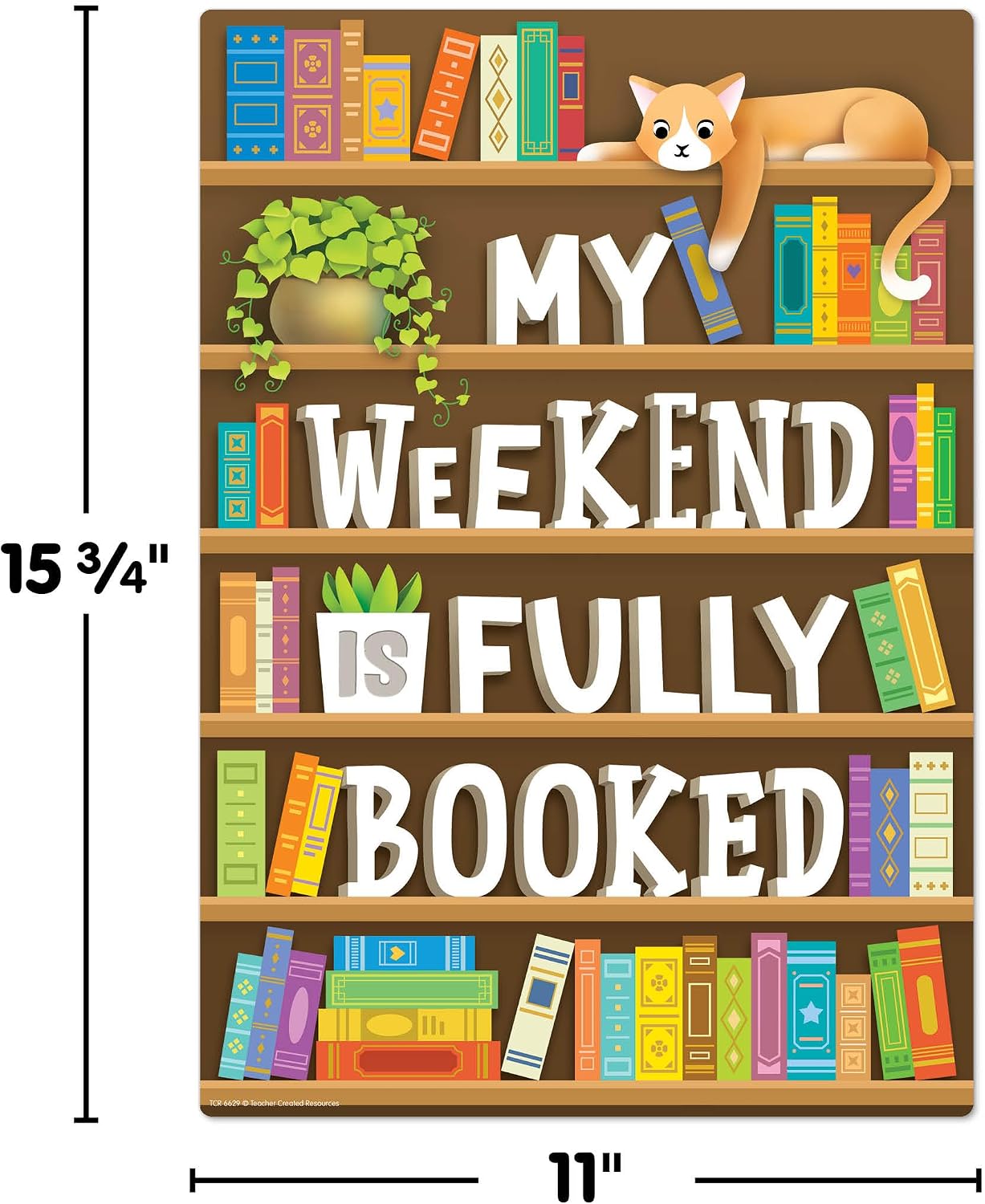 Teacher Created Resources Reading is Fun Educational Poster Pack (TCR6629)