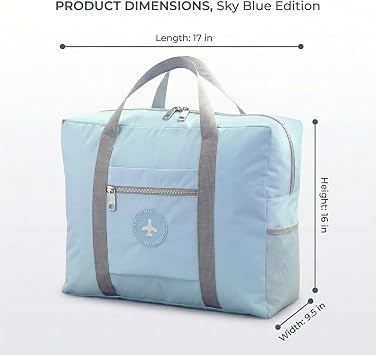 Backless Booster Seat Travel Bag, Blue | For Airport, Booster Seat Cover, Airplane Travel