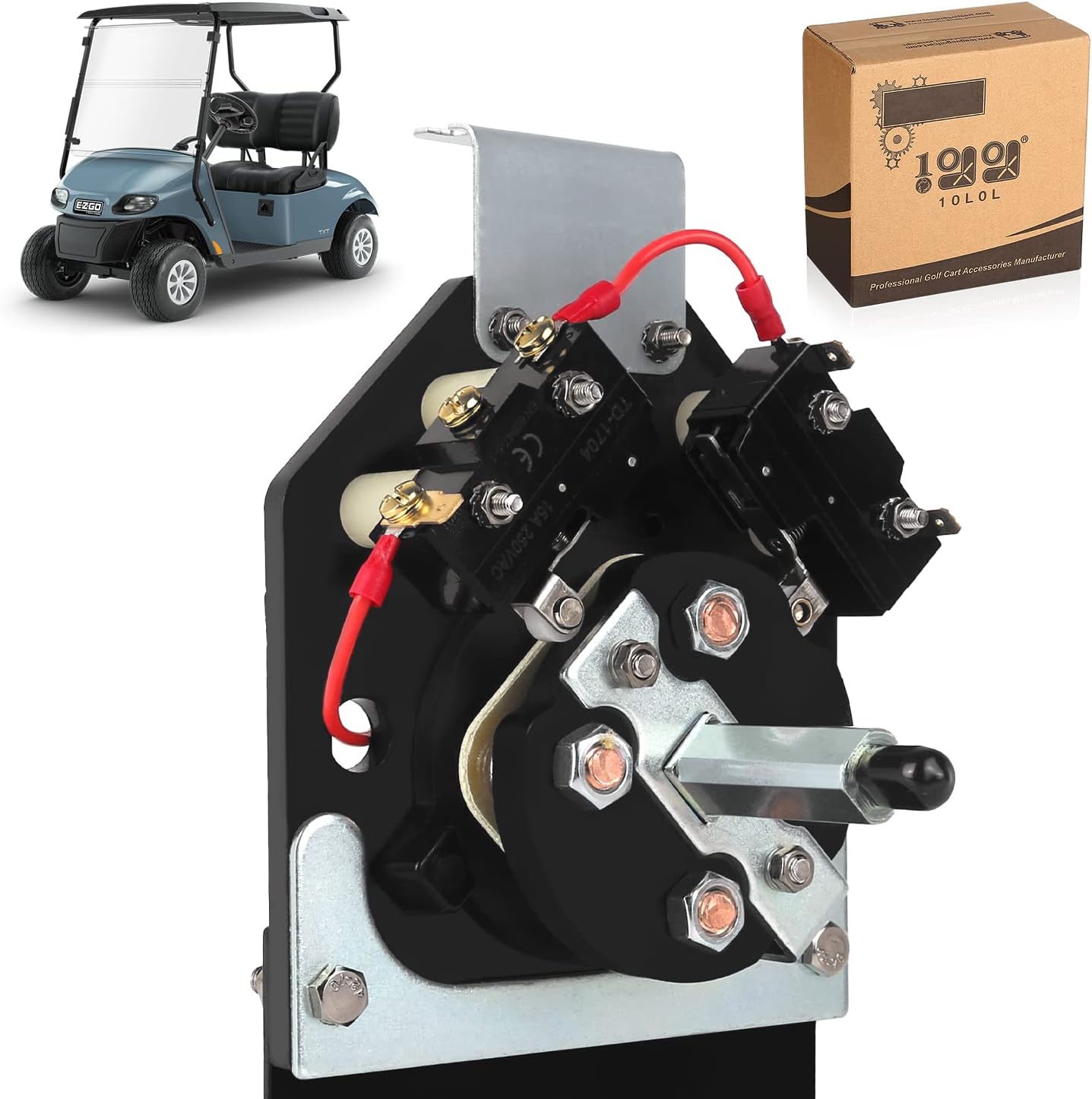 10L0L EZGO TXT Forward Reverse Switch Assembly for