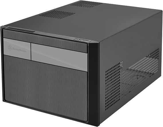Silverstone Tek Micro-ATX, Mini-DTX, Mini-ITX Small Form Factor Computer Case, Compatible with ATX PSU Cases SG11B