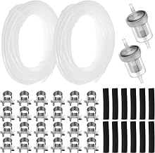 2 Set 5M Fuel Line Kit with Filter and Hose Clip for Heaters Tank Diesel Accessories Diesel Heater Fuel Line Kit