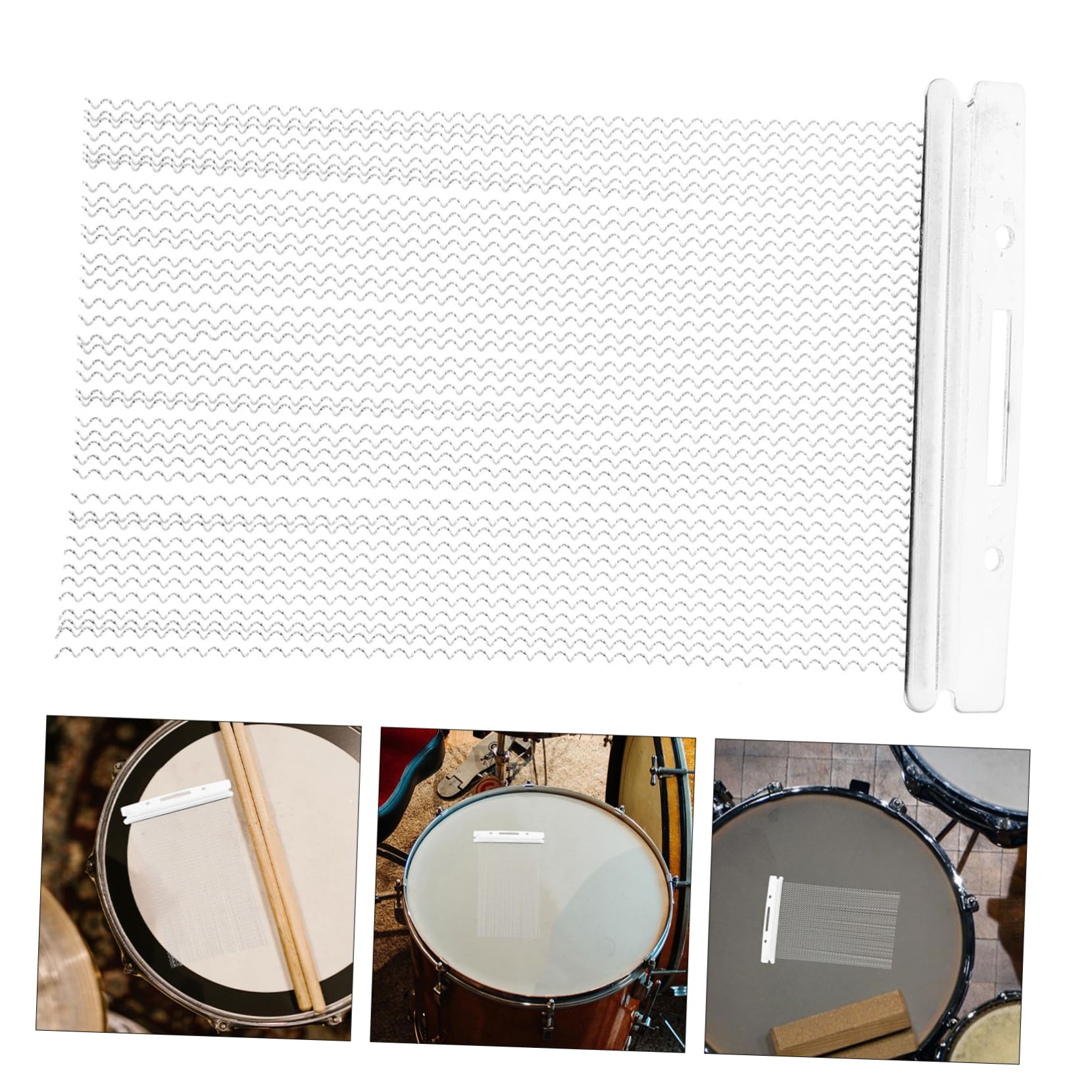 HEMOTON Snare Drum Spring Wire Metal Snare Wire for Box Drum Belt Replacement 40 Strand