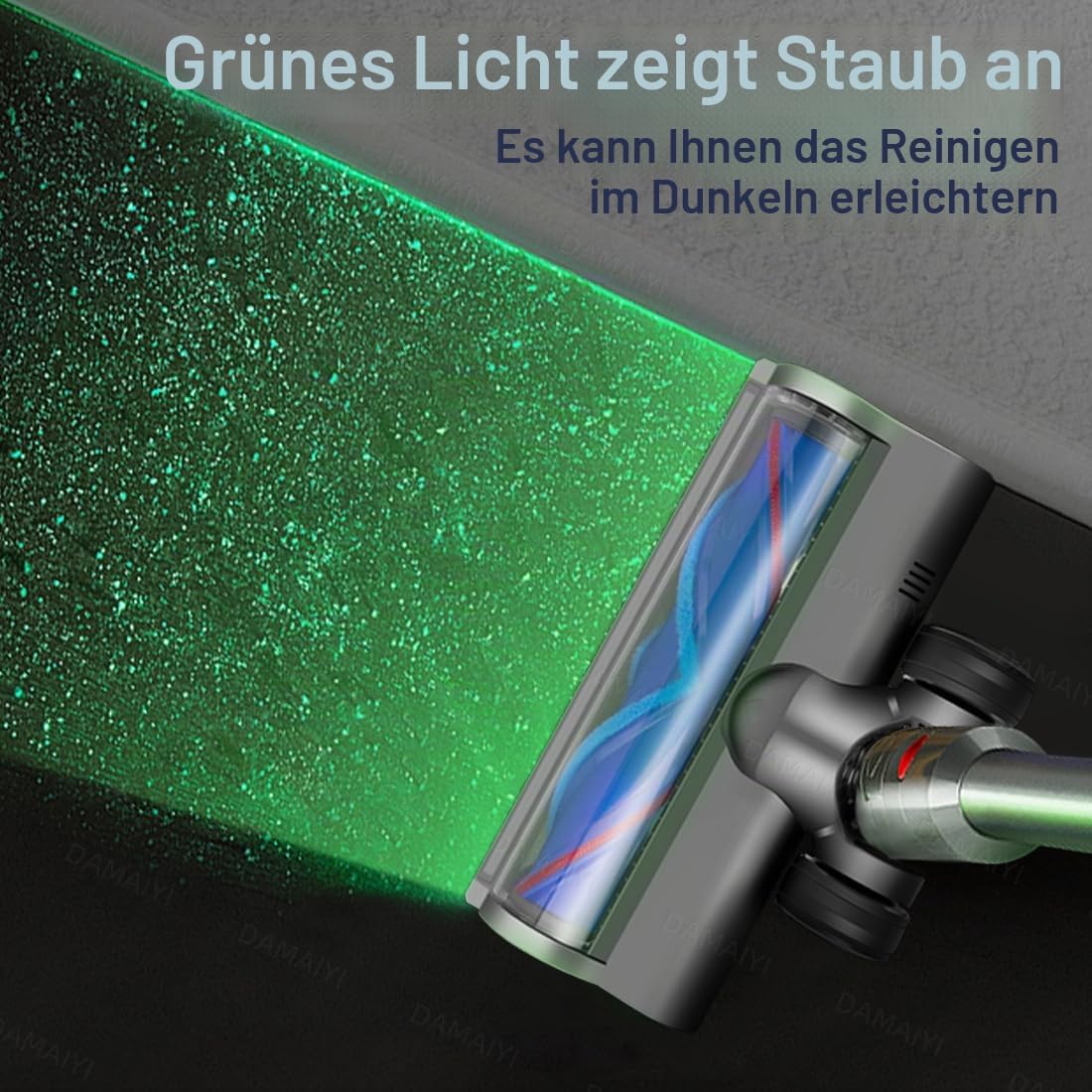 LED Bürste Kompatibel mit Dyson V7 V8 V10 V11 V15 Staubsauger,Austauschbarer Bürstenkopf mit Direktantriebszubehör,für Parkett,Hartböden und Teppiche.(2PS bürste)