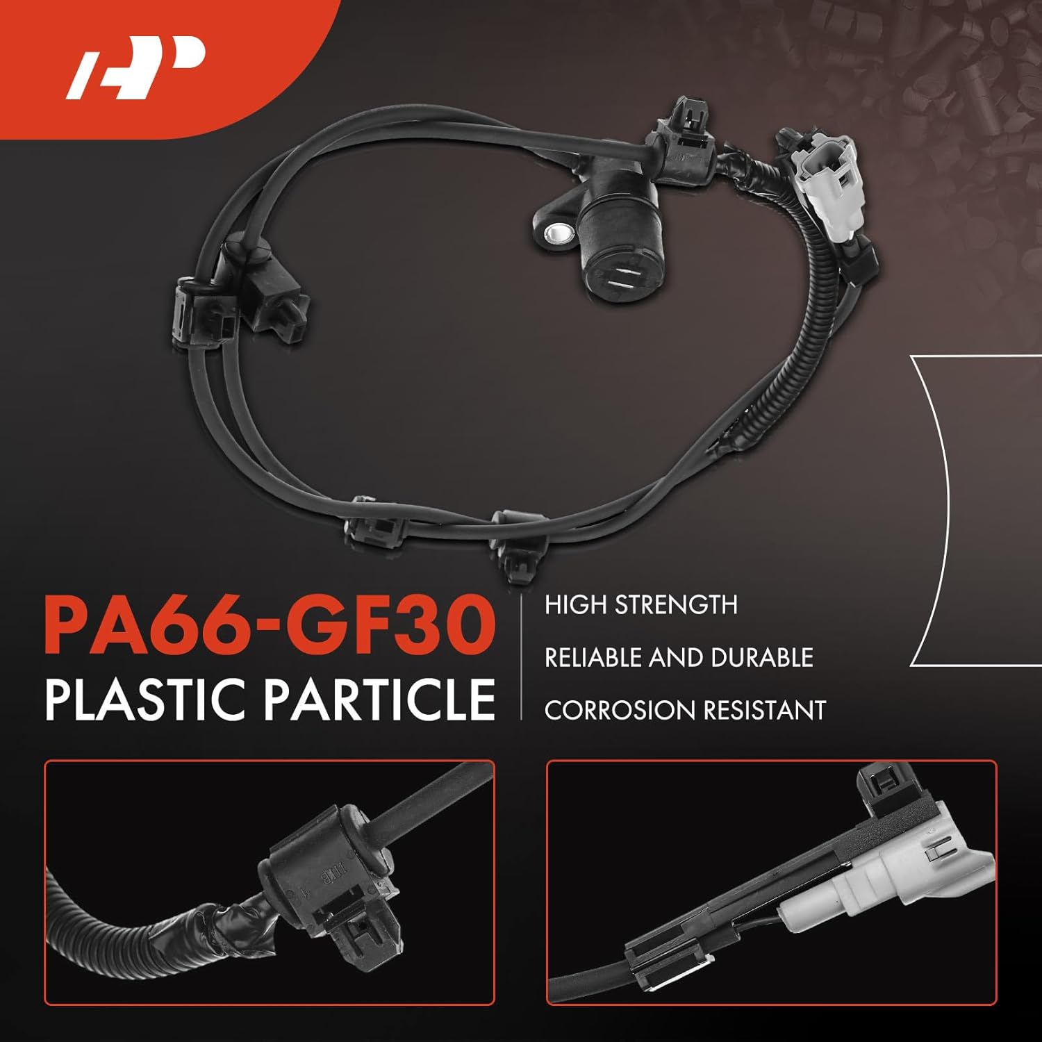 A-Premium Rear Left ABS Wheel Speed Sensor Compatible with Toyota 4Runner 1996 1997 1998 1999 2000 2001 2002 Sport Utility - Rear Driver Side, Replace# 89546-35030, 8954635030