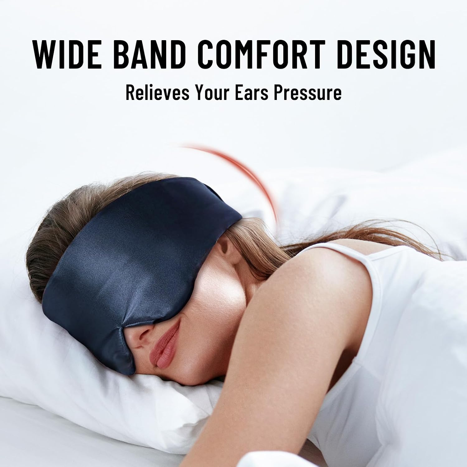 Warm Eye Compress for Dry Eyes, Microwave Activated Eye Mask, Heated Eye Masks for Dry Eyes, Styes & Eyestrain, Eye Compress Provides Warm Therapy, Navy Blue