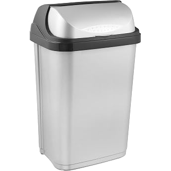 keeeper 25 Litre Rasmus Roll Top Bin - Silver