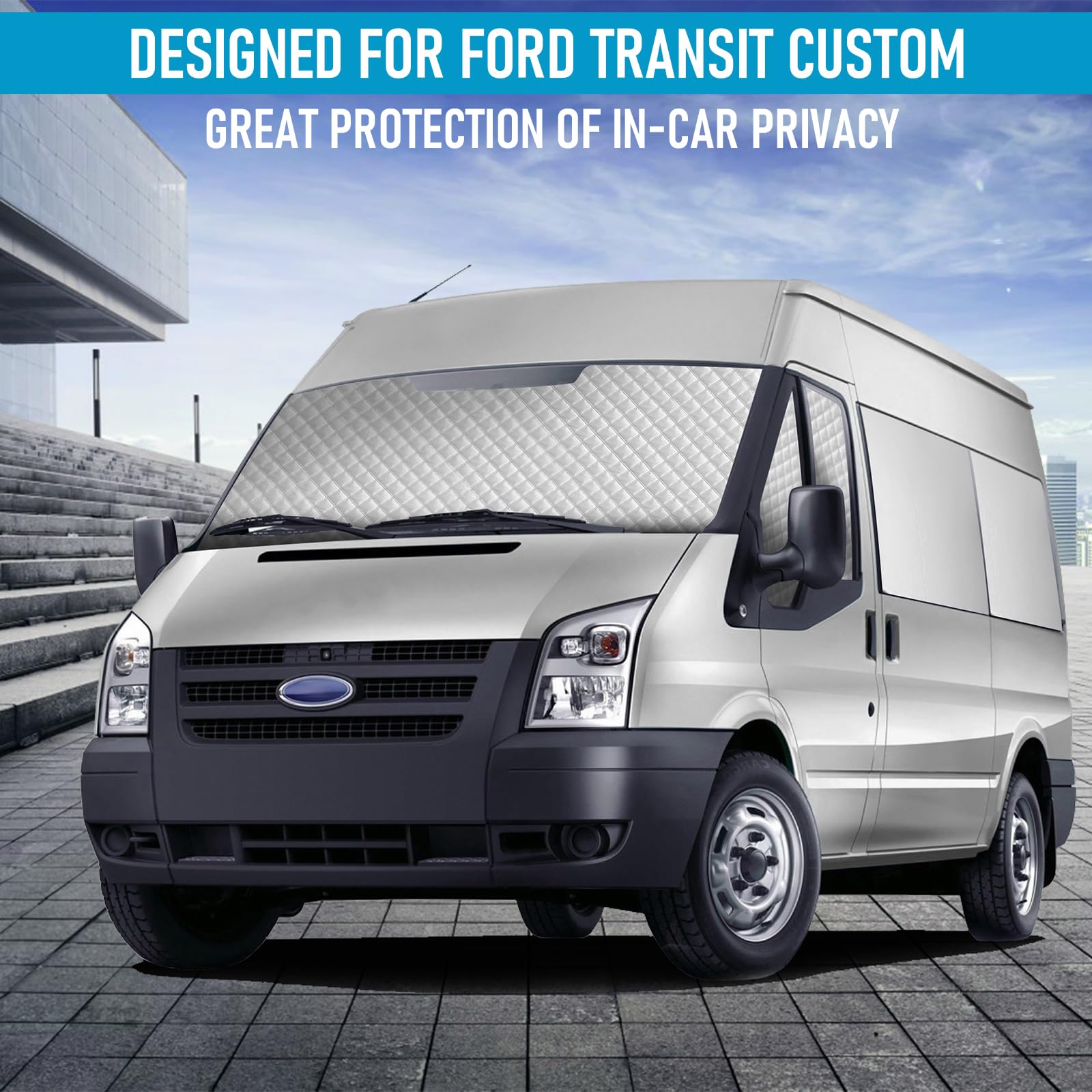 Protector Térmico Cabina Ford Transit Custom Y Tourneo Custom 2012 - Foto 11