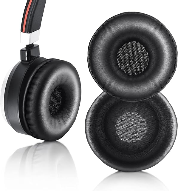 65 replacement earpads Ear Pads for Jabra Evolve 20 20se 30 30II 40 65 65+ Replacement Ear Cushion Foam Cover Compatible with Jabra Evolve 20 30 40 65 Headphone