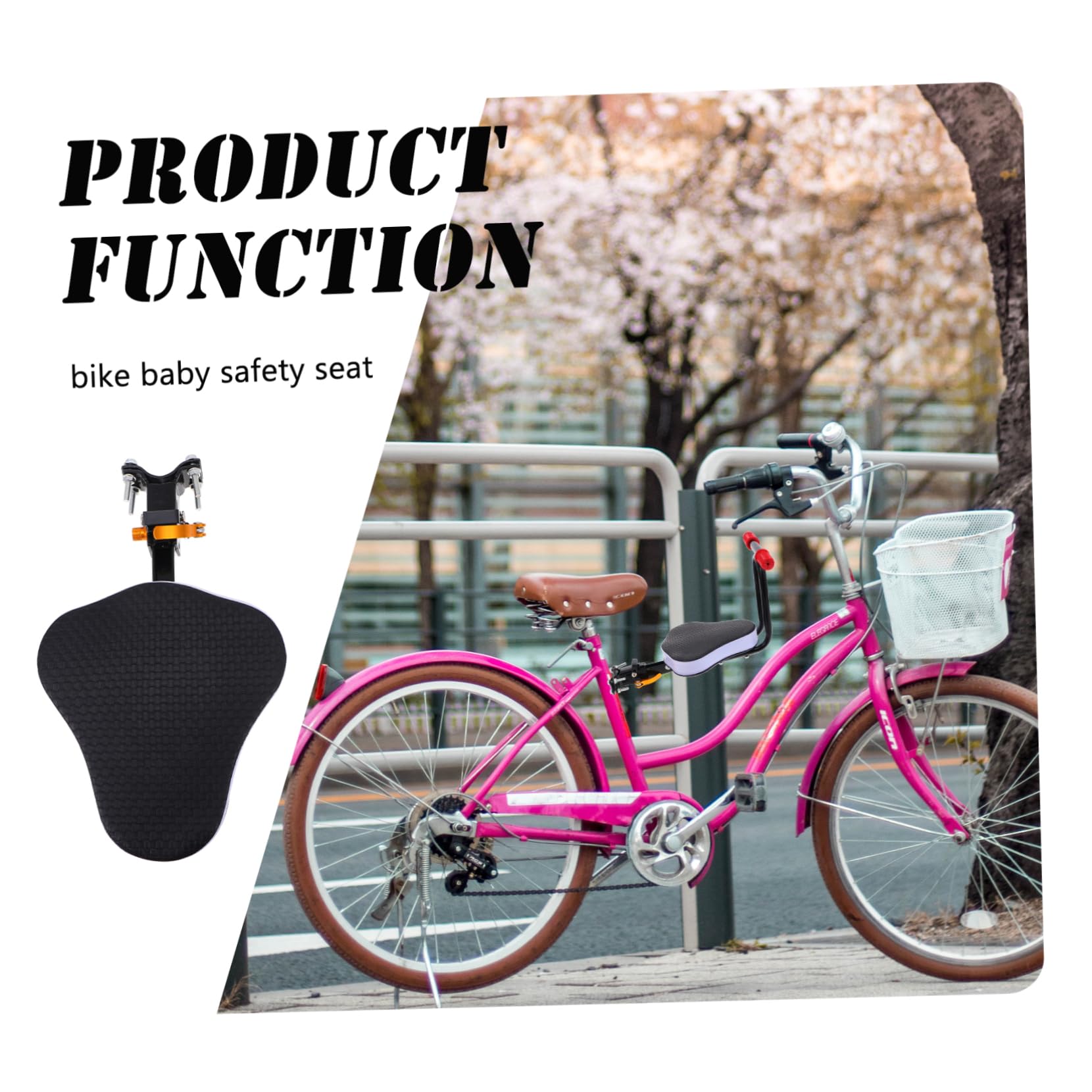 Mikinona Selle pour Vélo Électrique Garçon et Filles, Coussin