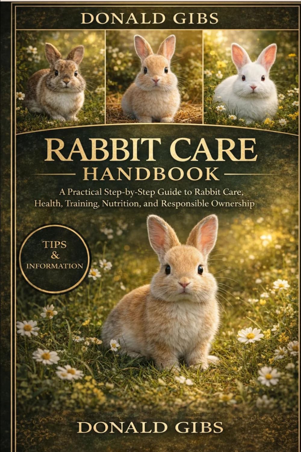 RABBIT CARE HANDBOOK: A Practical Step-by-Step Guide to Rabbit Care, Health, Training, Nutrition, and Responsible Ownership.