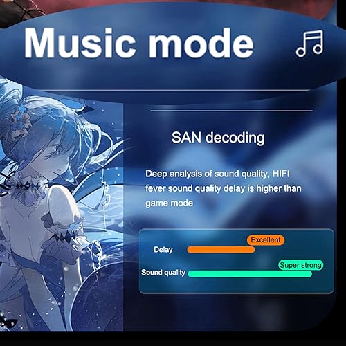 Miniatura 6 de Auriculares inalámbricos para juegos, K55 True TWS Bluetooth 5.0, auriculares de reducción de ruido de 3 agujeros, auriculares intraurales de modo