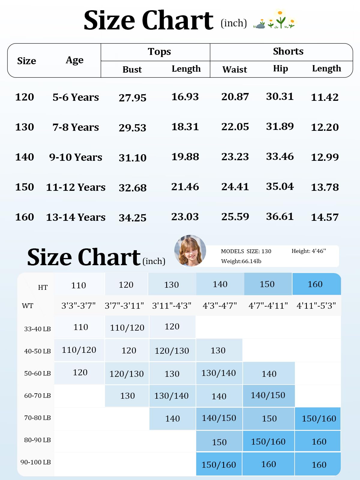 Haloumoning Tenues d'été 2 pièces pour filles avec t-shirts à manches courtes et short à taille élastique