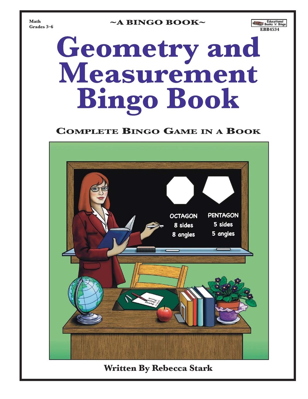Geometry and Measurement Bingo Book: Complete Bingo Game In A Book (Bingo Books)