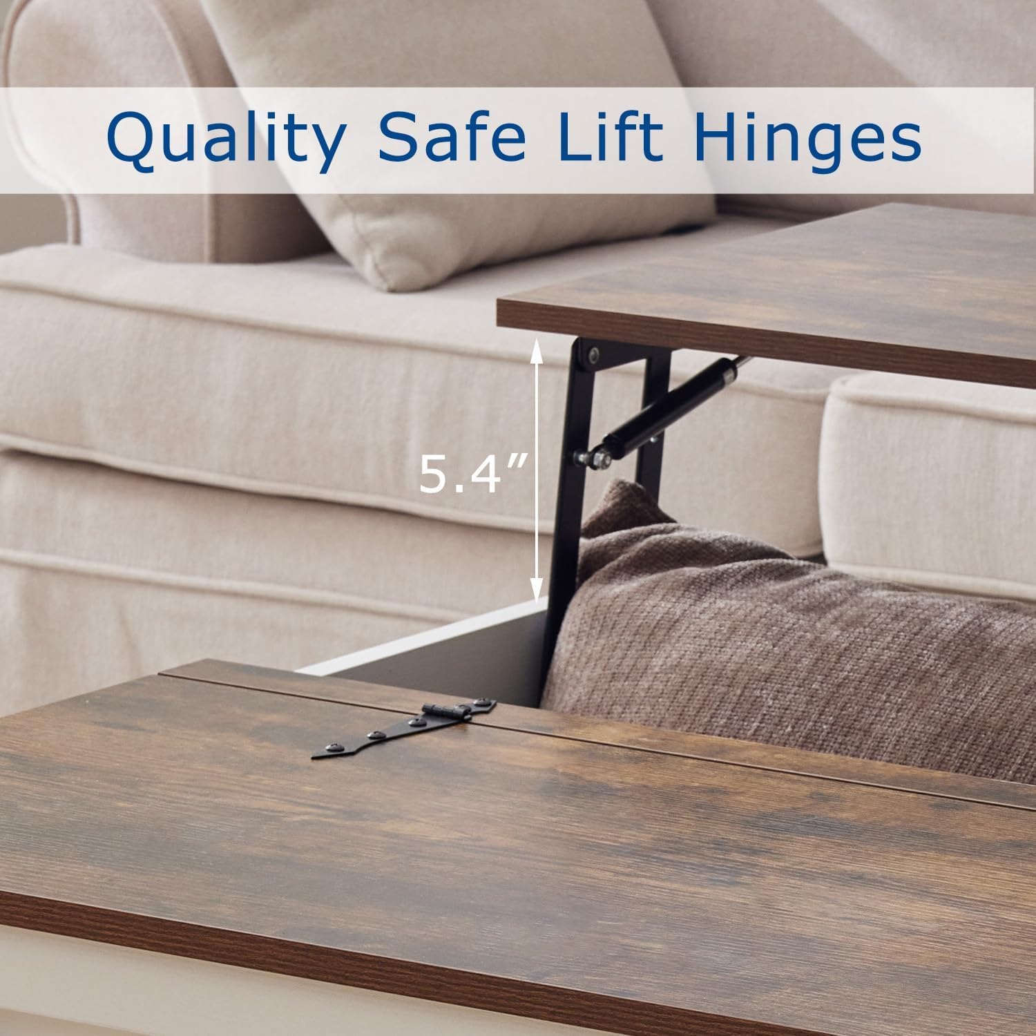 Farmhouse Living Room Furniture Set, 4-Piece with Sliding Barn Door TV Stand, Coffee Table and 2 End Tables with Charging Station & USB Ports, Large Storage Entryway, White