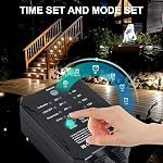 SMY Lighting Dimmable LED Deck Lights with Timer and Photocell Sensor and Protecting Shell φ32mm,20Pack Outdoor LED Smart Deck Lighting IP67 Waterproof for Garden,Yard Stair, Patio, Floor Decoration