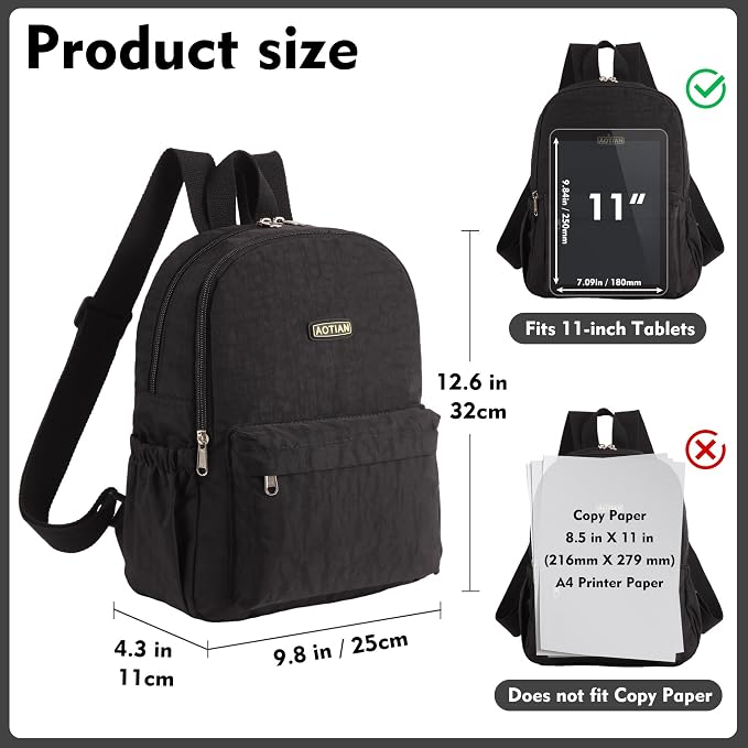 Mochila de Senderismo Pequeña Impermeable para Mujer miniatura 3