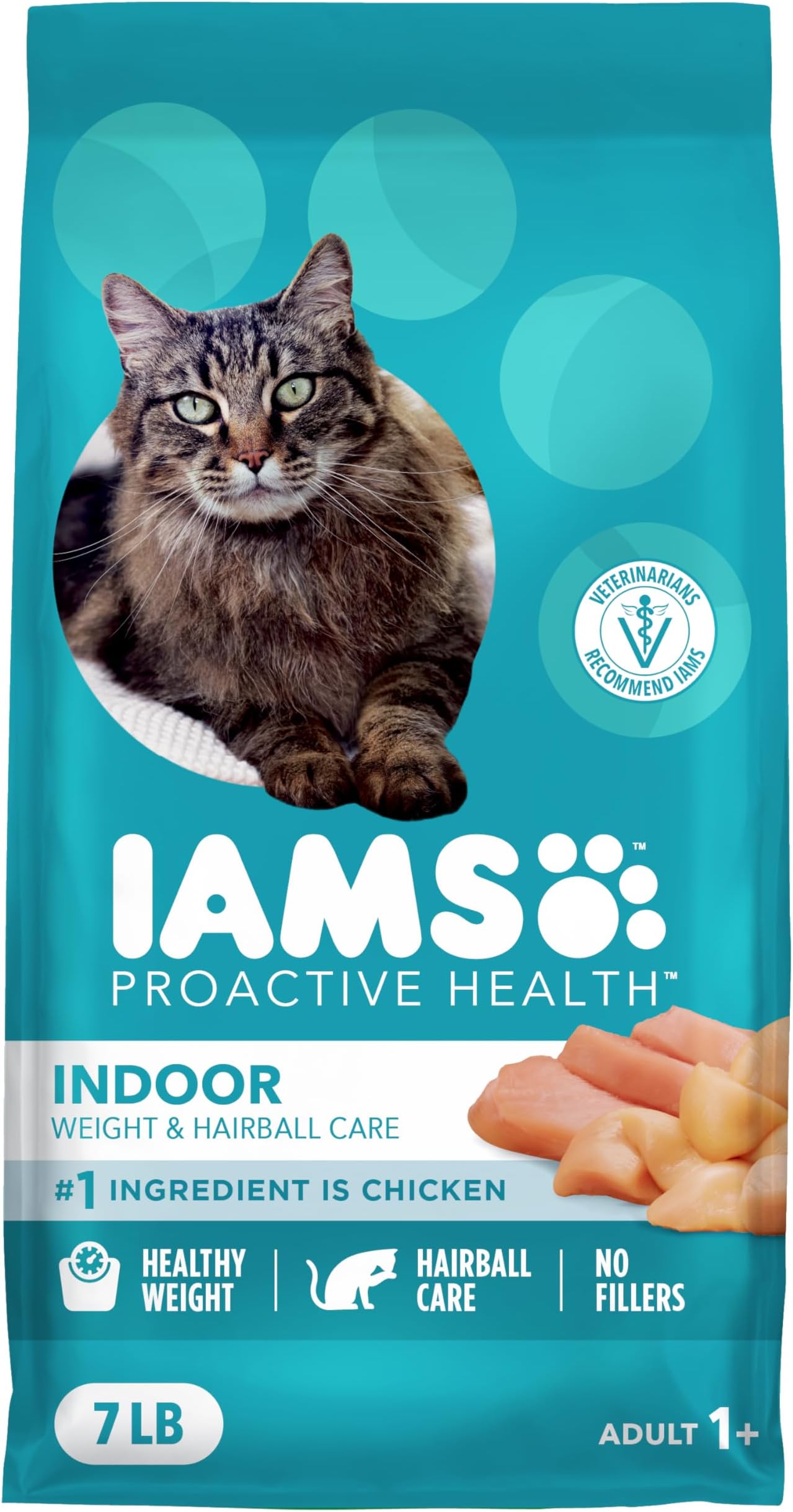 Proactive Health Indoor Weightand Hairball Care Dry Cat Food, 3.2kg