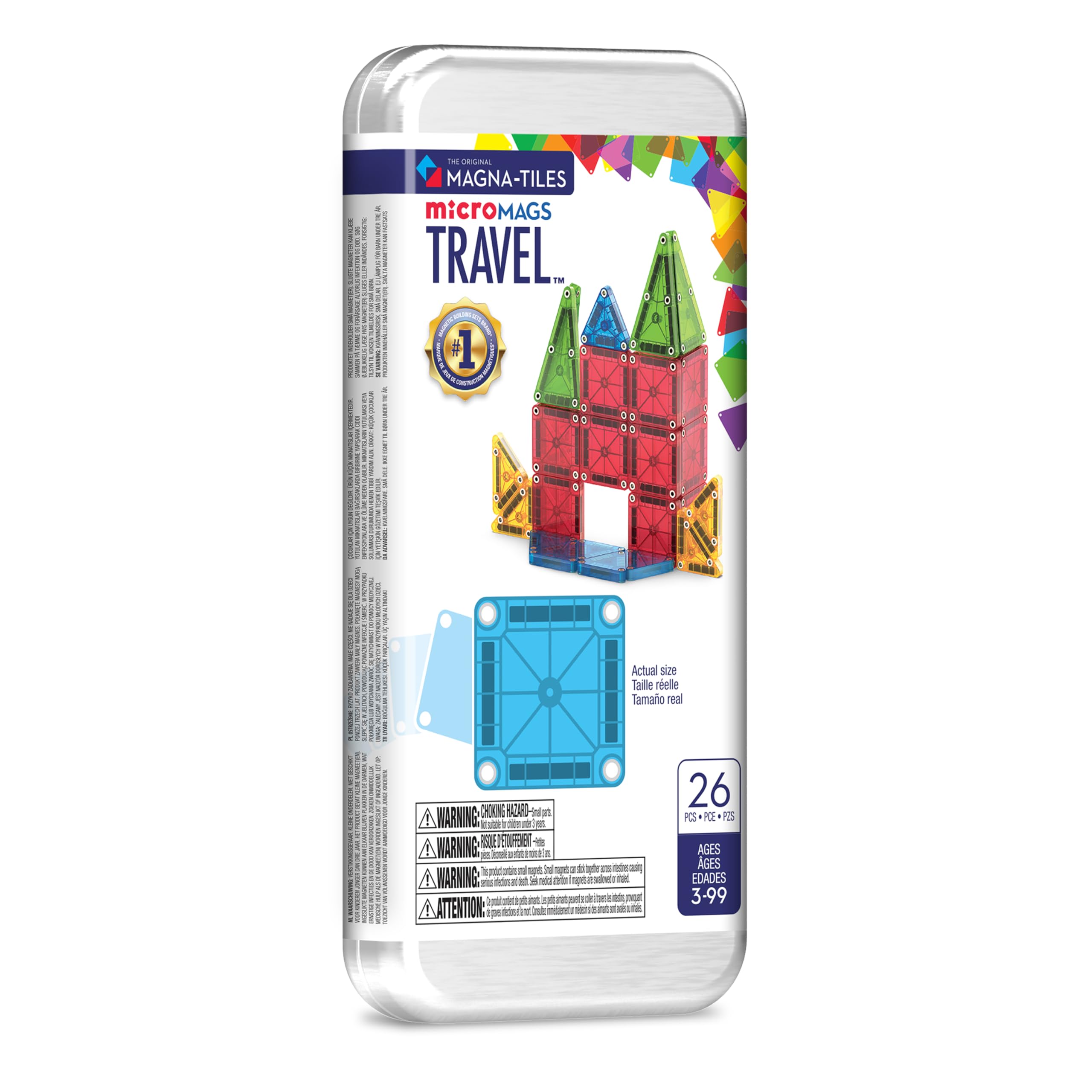 MAGNA-TILES microMAGS 26-Piece T