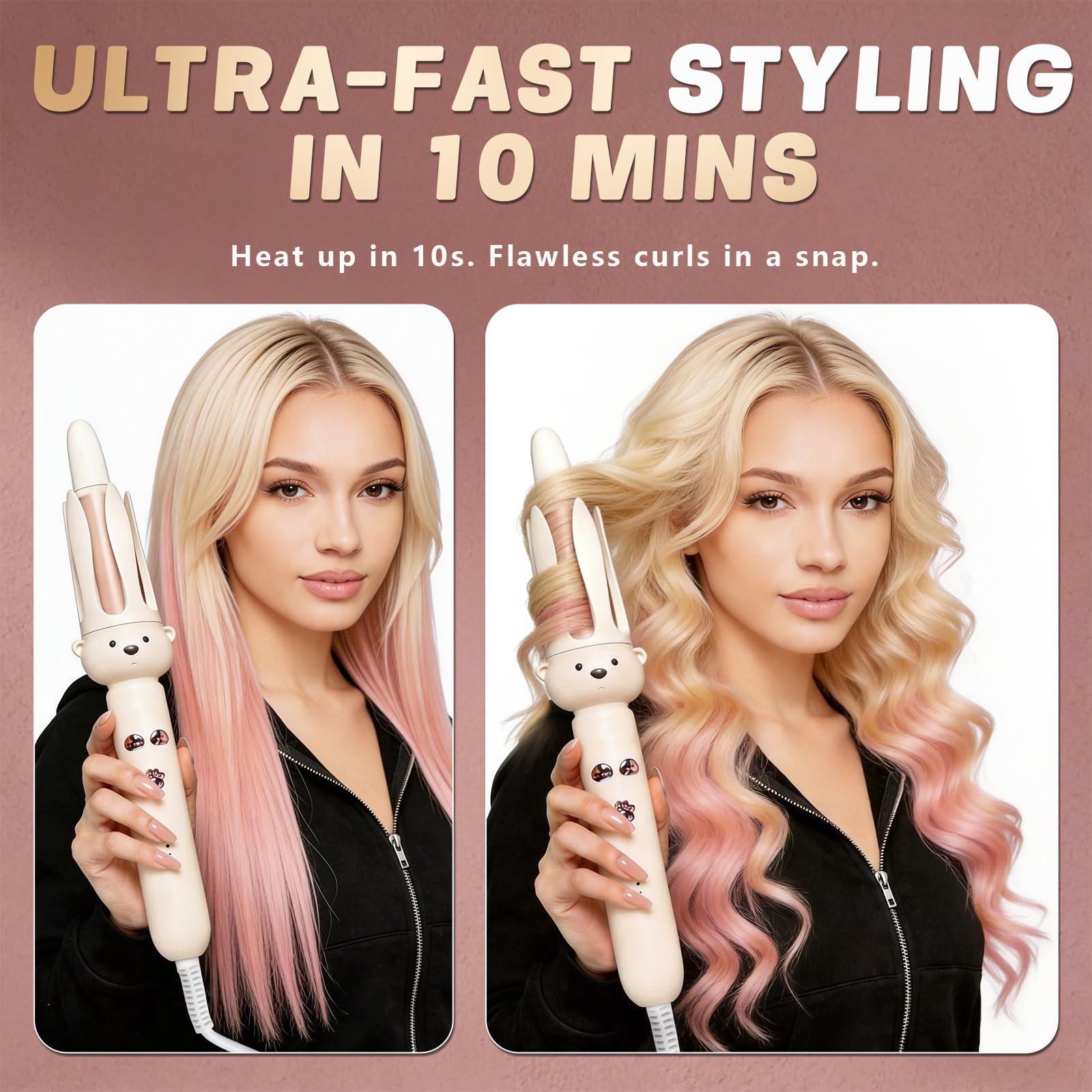 PretiHom Automatic Curling Iron - Effortless Curls -7 PretiHom Automatic Curling Iron - Effortless Curls -7
