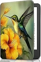 Vista 86 de Funda para Kindle básico de 6 pulgadas (11.ª generación), múltiples ángulos, piel sintética, delgada, con función de encendido y apagado automático