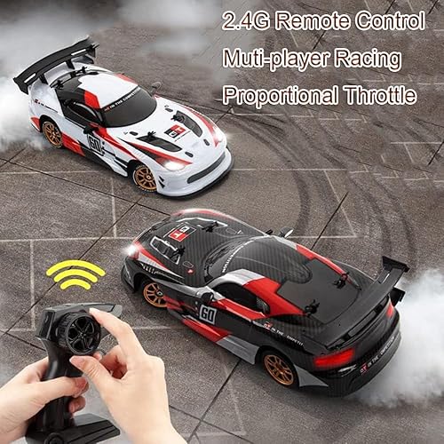 Miniatura 5 de YIKESHU Coche RC Drift 116 RC Car 4x4 con control remoto para adultos a partir de 16 años, 20 KMH 2.4G Offroad RTR velocidad y control de dirección