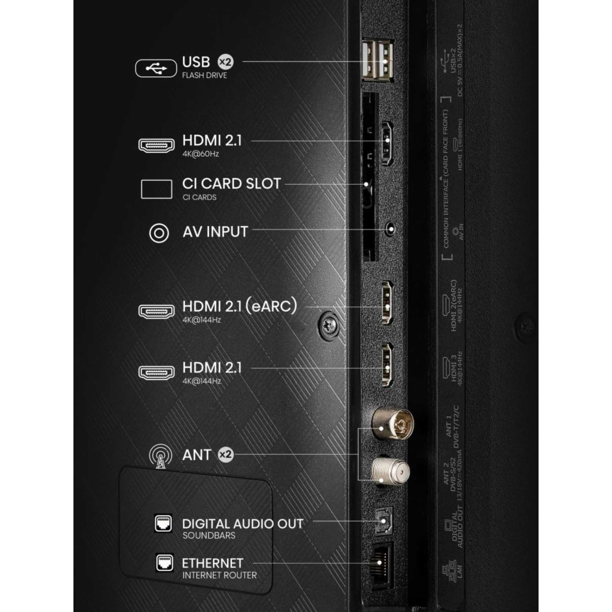 Hisense Téléviseur Intelligent AI QLED 43 Pouces 43E78QTUK Pro 144 Hz - Moteur AI Hi-View, 144 Hz Mode de Jeu Pro, Dolby Atmos, Quantum Dot Color avec Librement, Disney +, Youtube, Netflix