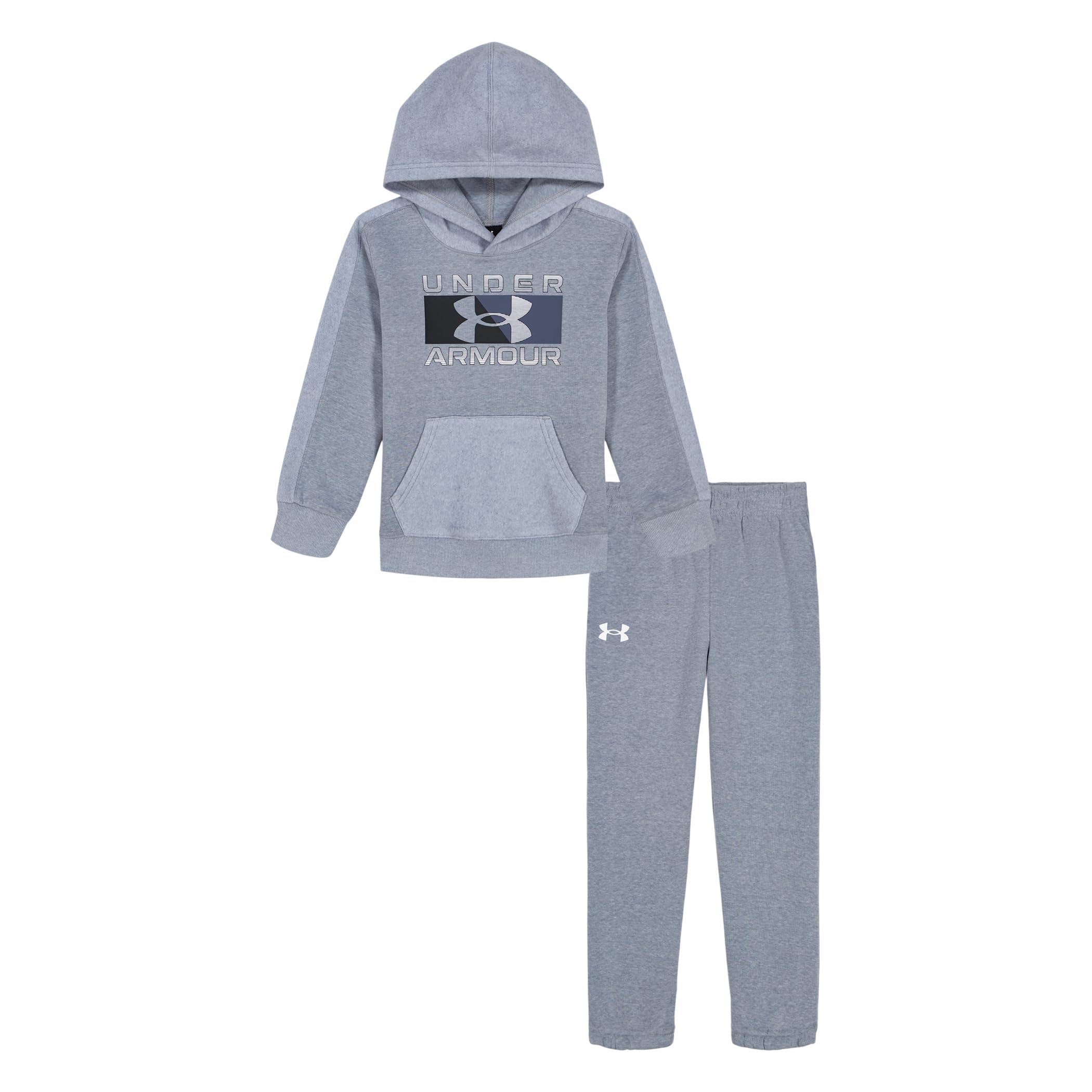 Under Armour Boys' 2-Piece Hoodie Set, Pullover Sweatshirt and Fleece Pants