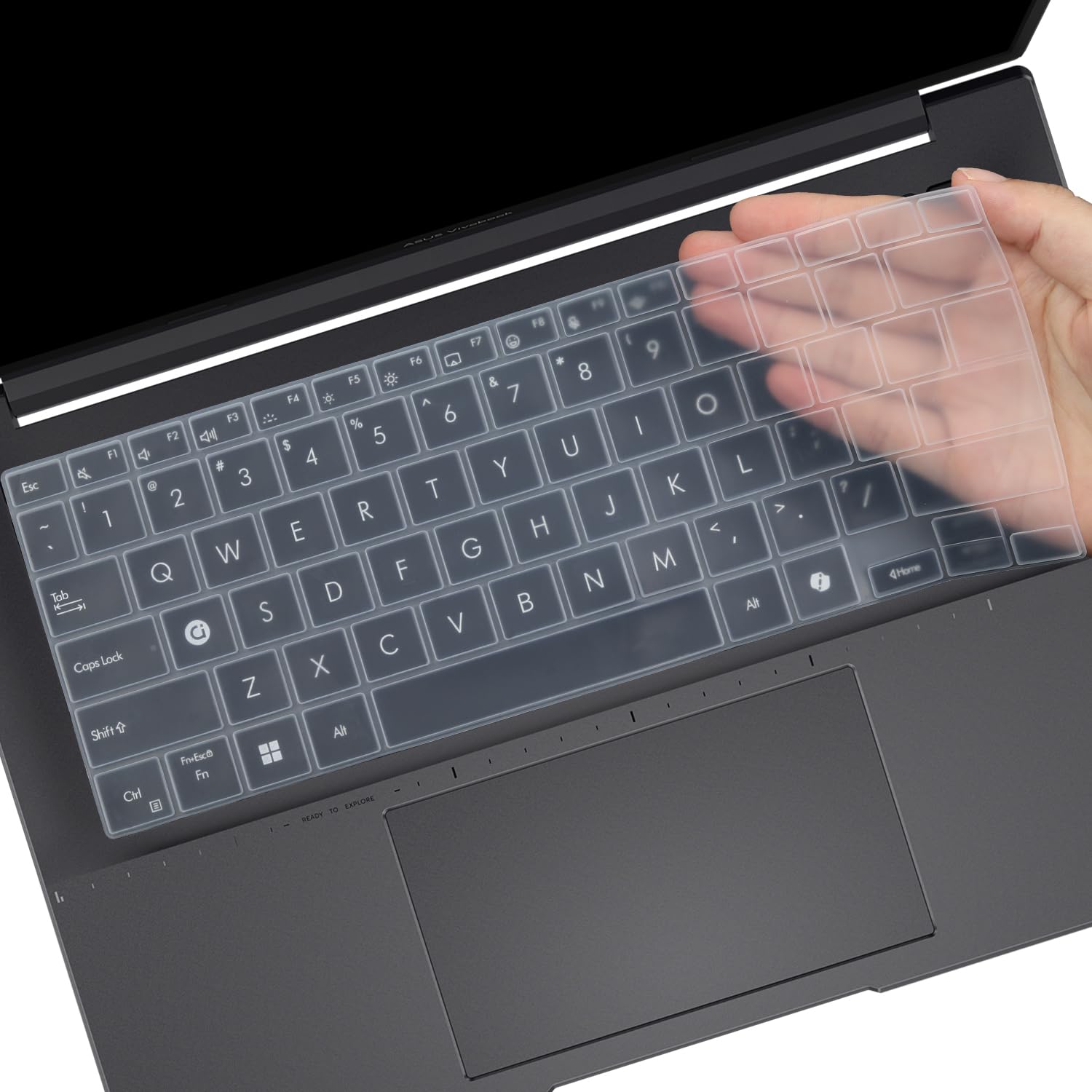 Keyboard Cover for 2024 ASUS VivoBook M5406 S5406 14 Inch Laptop Ultra Thin Protective Keyboard Skin US Layout (Not fit 2022 ASUS VivoBook 14 Inch