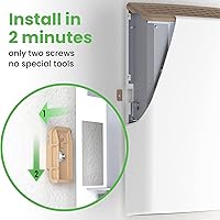 Vista 7 de Smart EnviMAX 1000W Wi-fi Plug-in Electric Wall Heater - Energy Efficient Smart Heaters for Large Rooms - App Controlled Electric Heater with