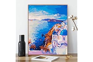 Karyees Santorini: Unveil the Enchanting Seascape with Paint-by-Numbers