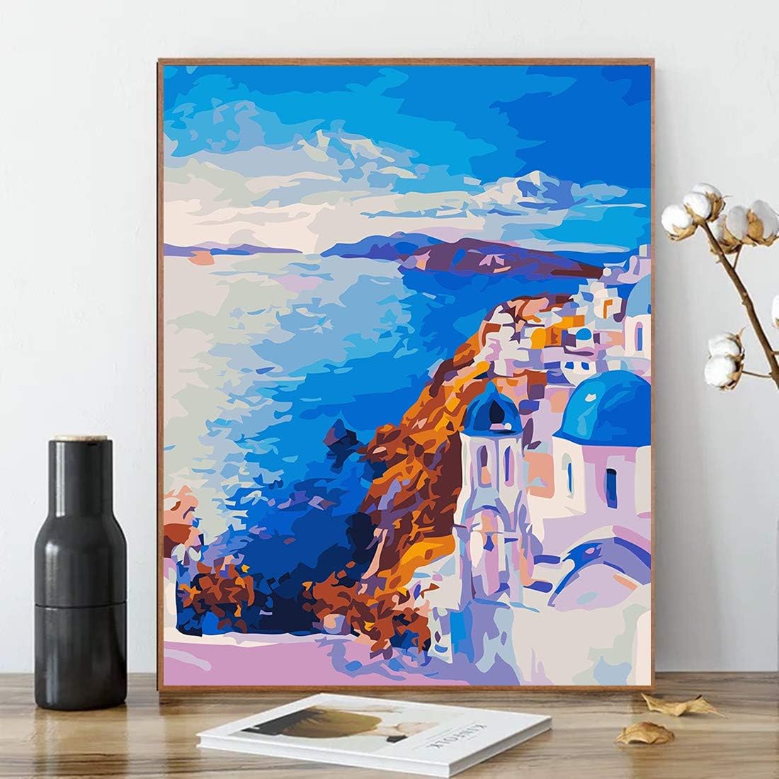 Karyees Santorini Paint by Numbers Kits DIY Painting by