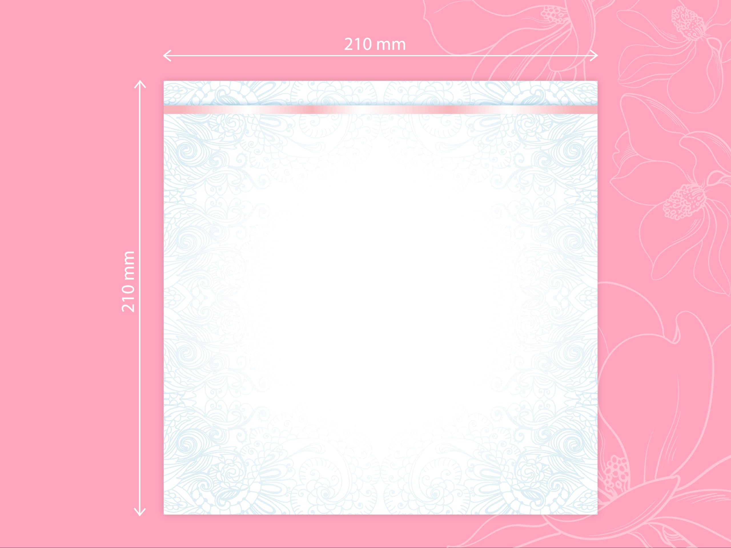 250 Einladungskarten für Hochzeit, Standesamt, Geburtstag, Konfirmation, Kommunion, Jugendweihe, Taufe, Geburtstag Jubiläum. Klappkarten DIN lang (21 x 10,5 cm). Design mit elegantem Ornament und Herz