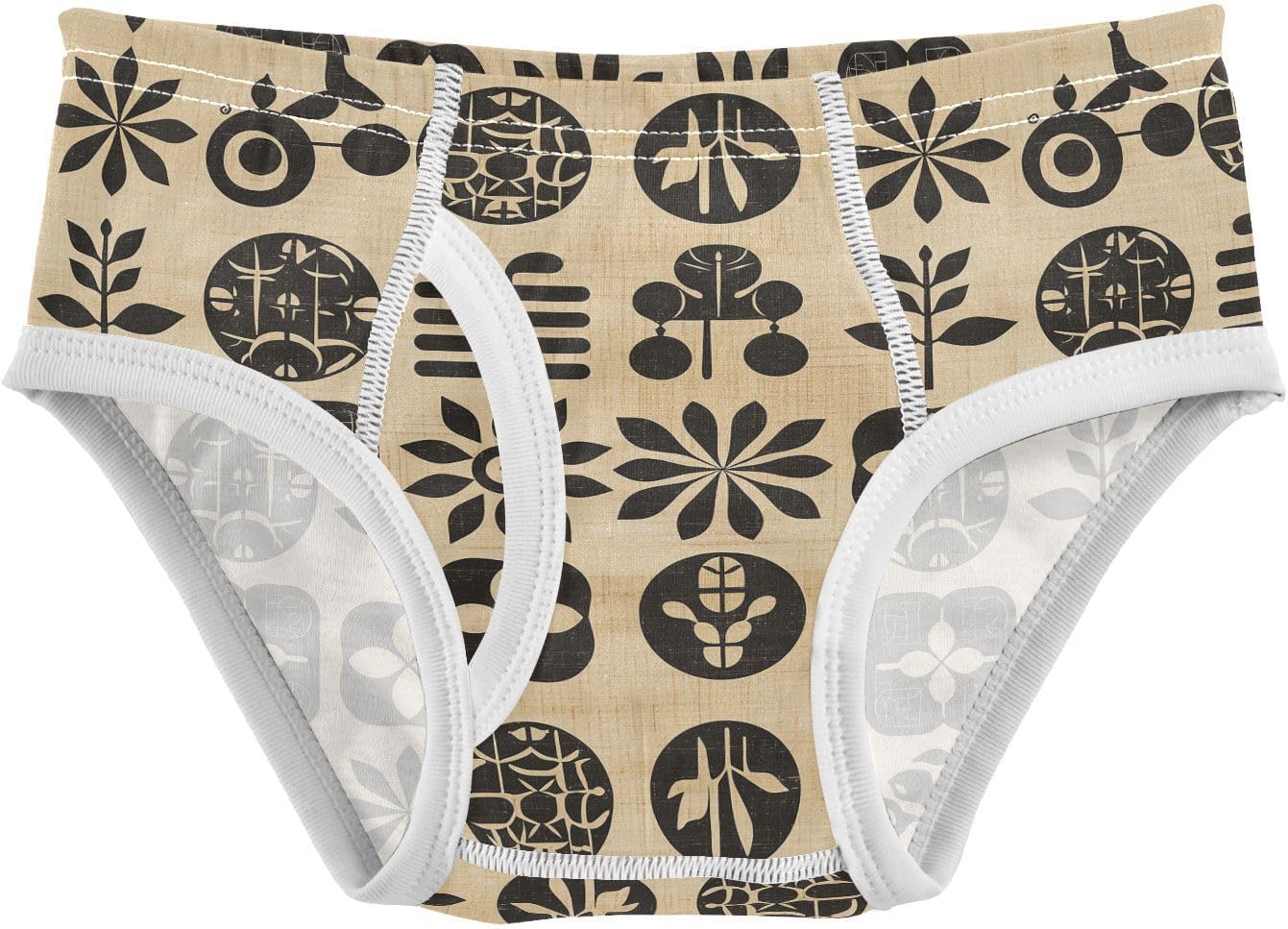 visesunny Boys Training Underwear Leaf Ancient Totem Breathe Cotton Potty Briefs Size 2T-8Y for Toddler