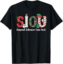 Christmas Surgical Intensive Care Unit SICU Nurse Holiday T-Shirt