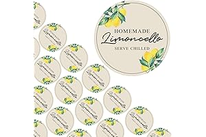 Premium Limoncello Labels for Bottles