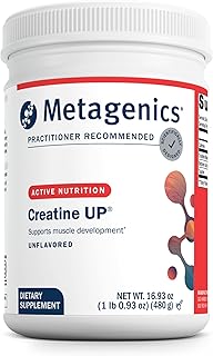 Metagenics Creatine UP - Suplemento de creatina para mujeres y hombres con betaína y taurina - Apoya el crecimiento muscular, la fuerza y la recuperación - Sin OMG, sin gluten - 16.93 oz (480g)