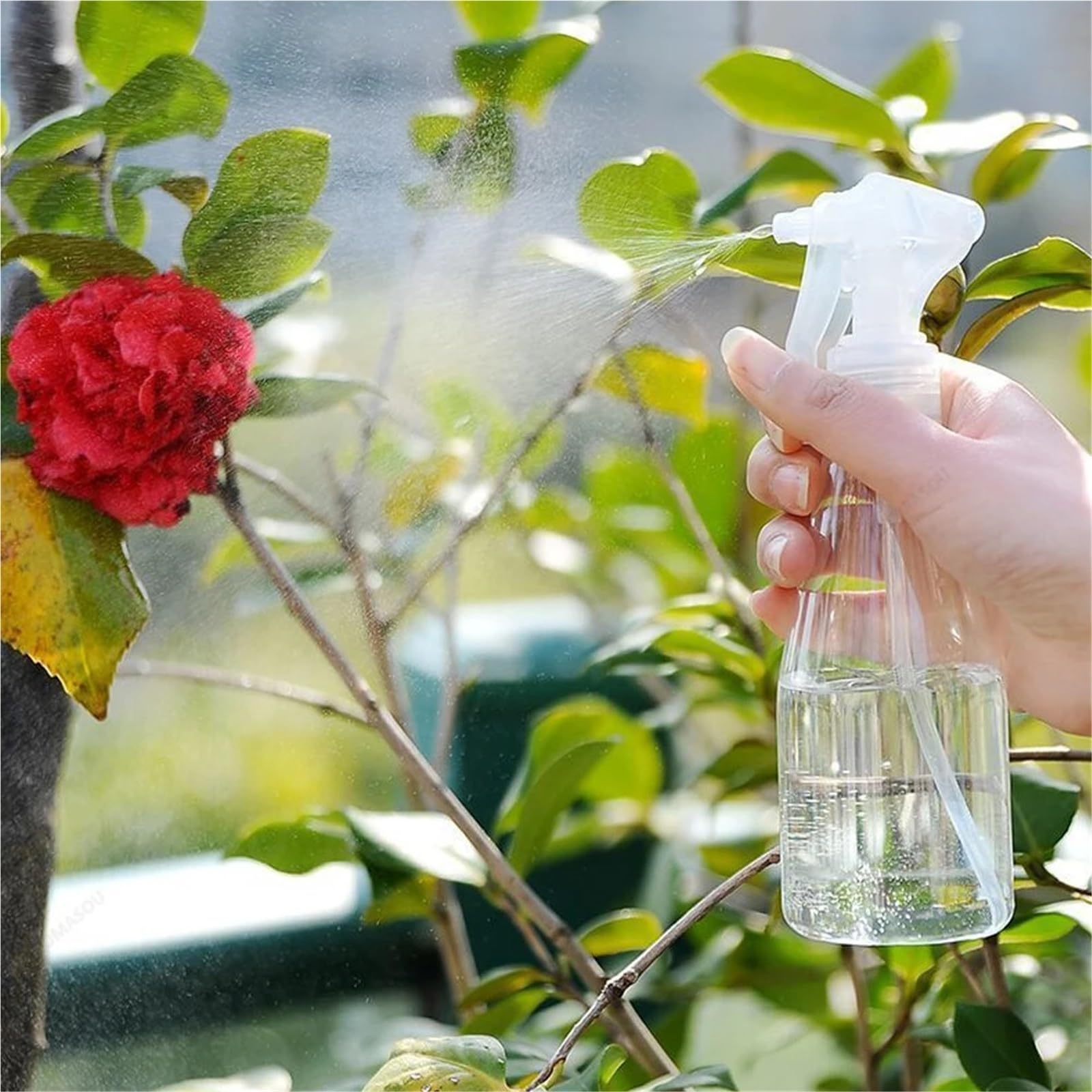Pulverizador Botella pulverizadora de 200 ml con gatillo manual, pulverizador de agua de plástico for limpieza, atomizador de perfume, herramientas de jardinería de cocina vacías(200ml 9pcs)