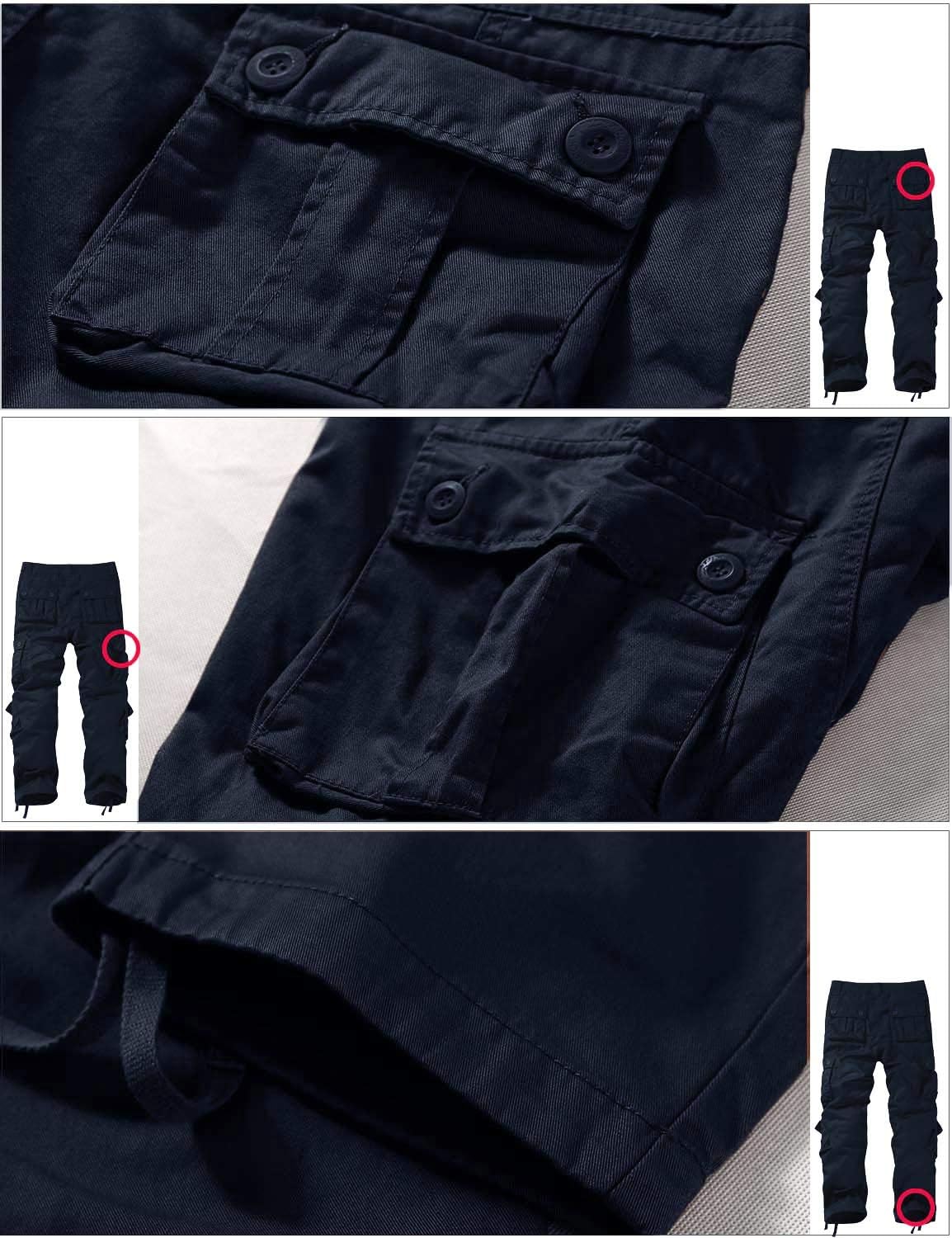 Match Men's Wild Cargo Pants 38 6068 Blue