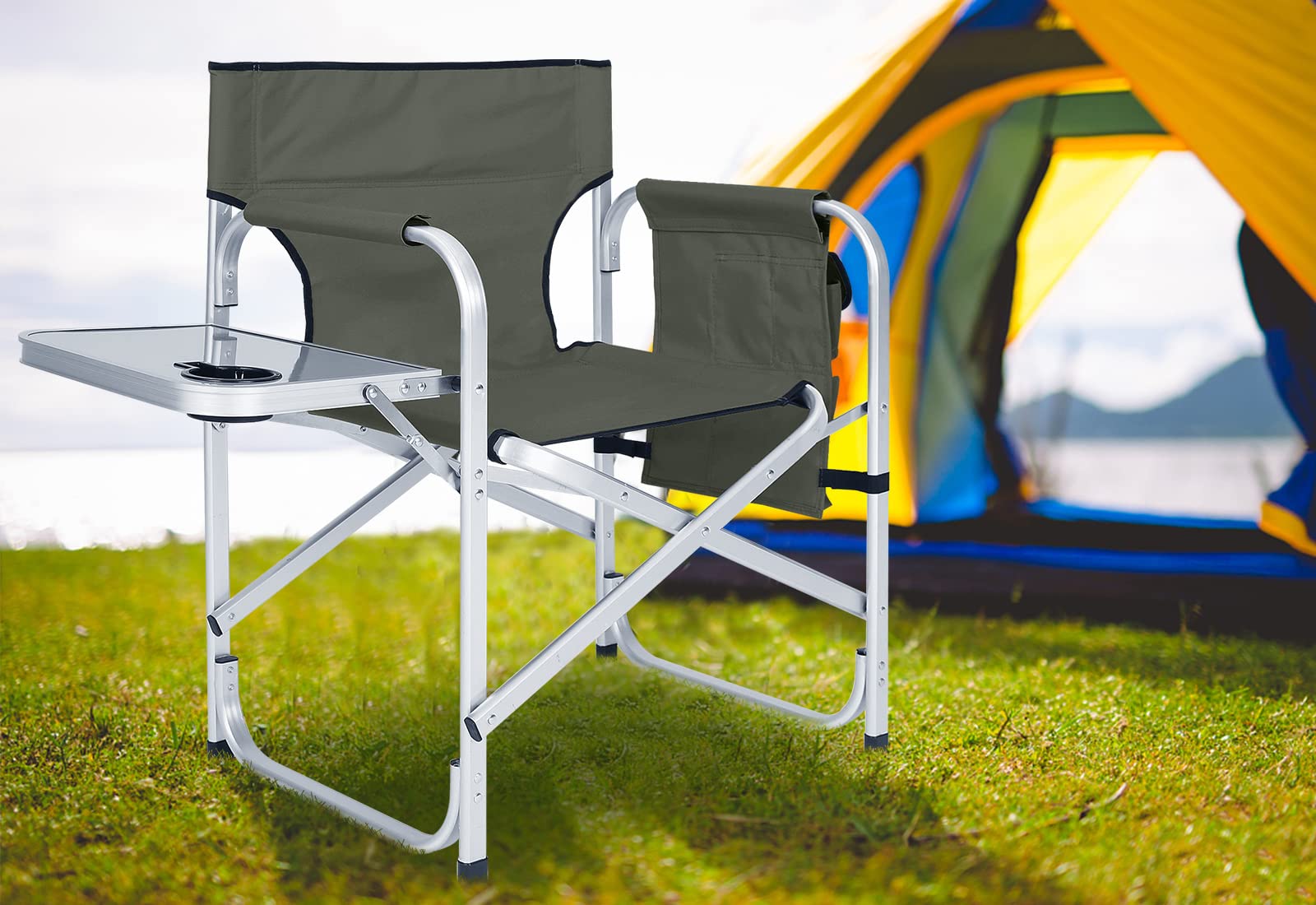Amazon.com: ABCCANOPY Silla plegable de directores para acampar al