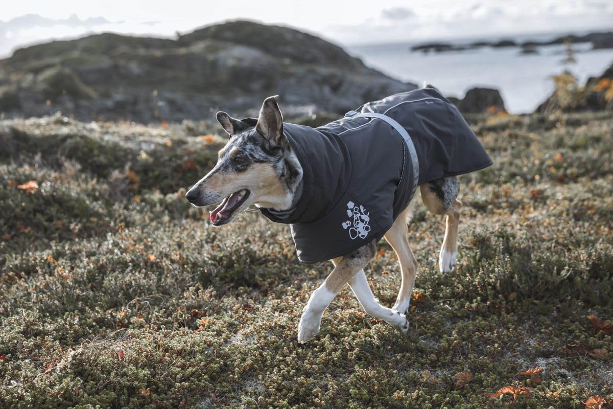 Hurtta Extreme Warmer Hundemantel, Winterjacke für Hunde, Brombeere 60 cm