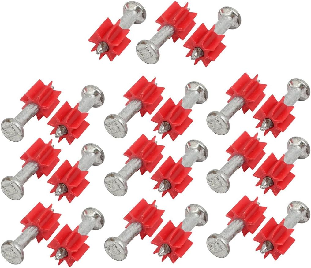 22mm Length Fastener 3mm Shaft Metal Hammer Driver Fastener Cement Nail 21pcs Model:98as233qo340