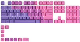 Glorious GPBT Dye Sublimated Keycaps (Nebula) - Thick PBT Plastic 114 Keycap Set for 100% Full Size, 85% 80% TKL, 60% Compact, 75% Mechanical Keyboards