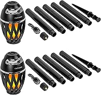 Vista 2 de Limitless Innovations Paquete de 2 altavoces Bluetooth TikiTunes con poste y estaca de tierra, paquete de 2