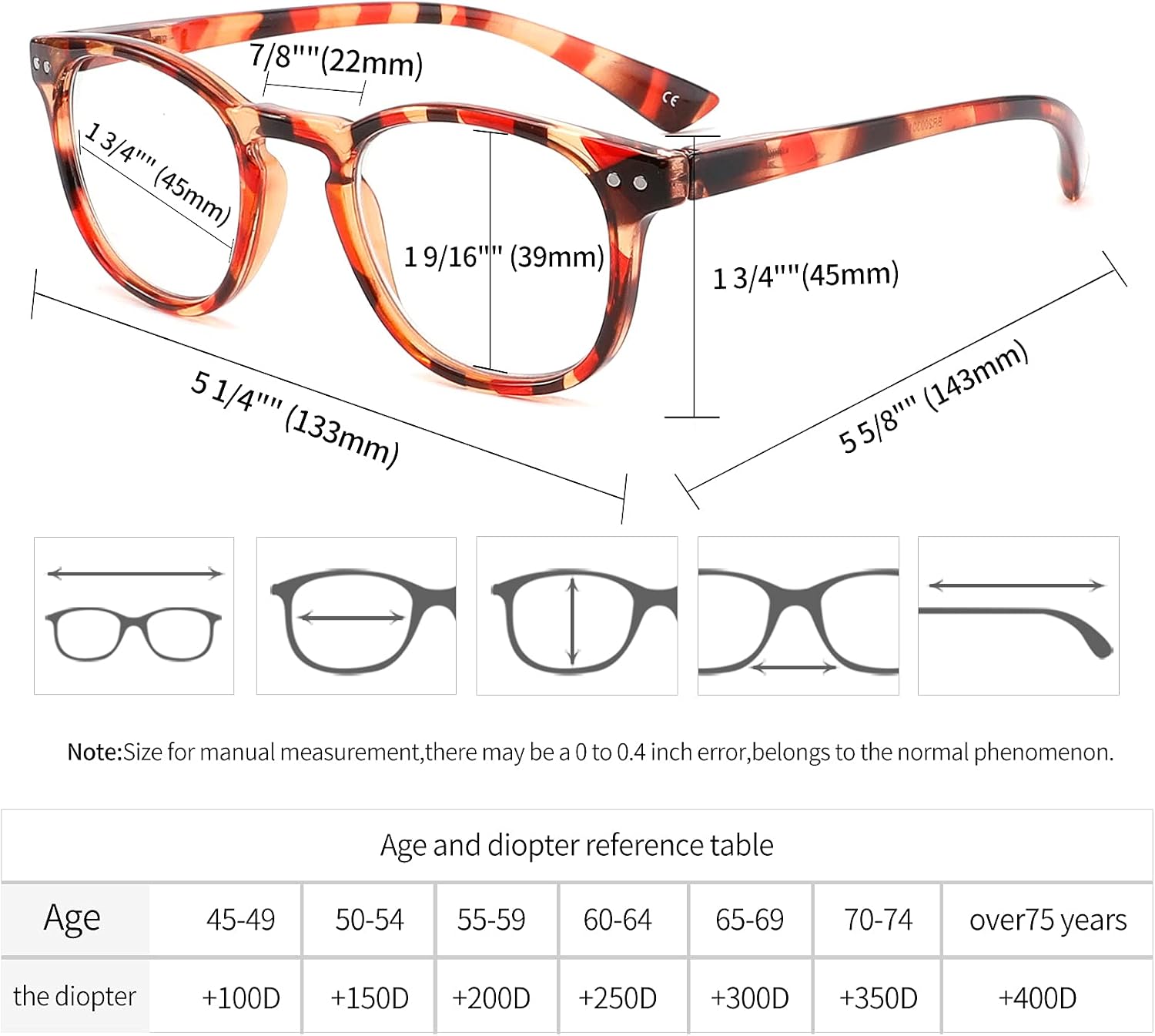 IVNUOYI 6 Pack Reading Glasses Blue Light Blocking with Comfort Spring Hinge,Computer Readers for Men Women,Anti Glare/UV Ray Eyeglasses 2.0
