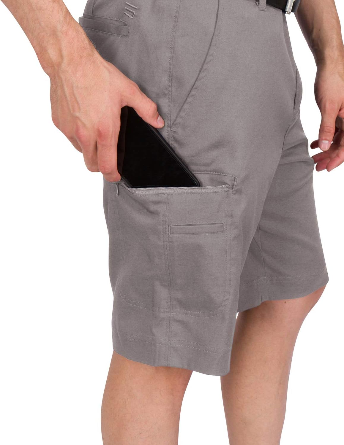 ドライフィット カーゴゴルフショーツ メンズ 軽量 吸湿性 カジュアルショーツ 股下10.5インチ