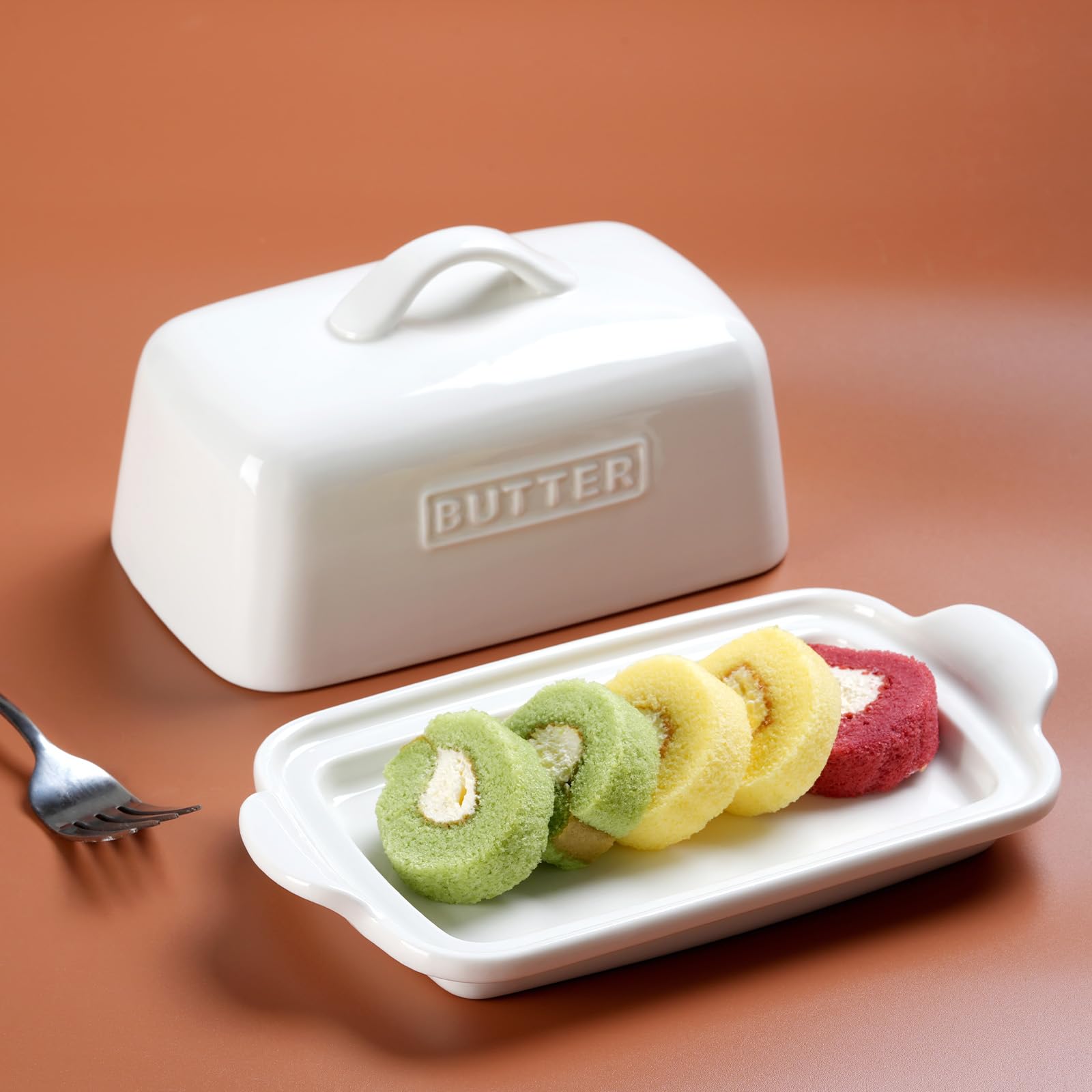 Butter Dish Fits Either a Whole 250g or a Full 500g UK Butter Block - Image 4