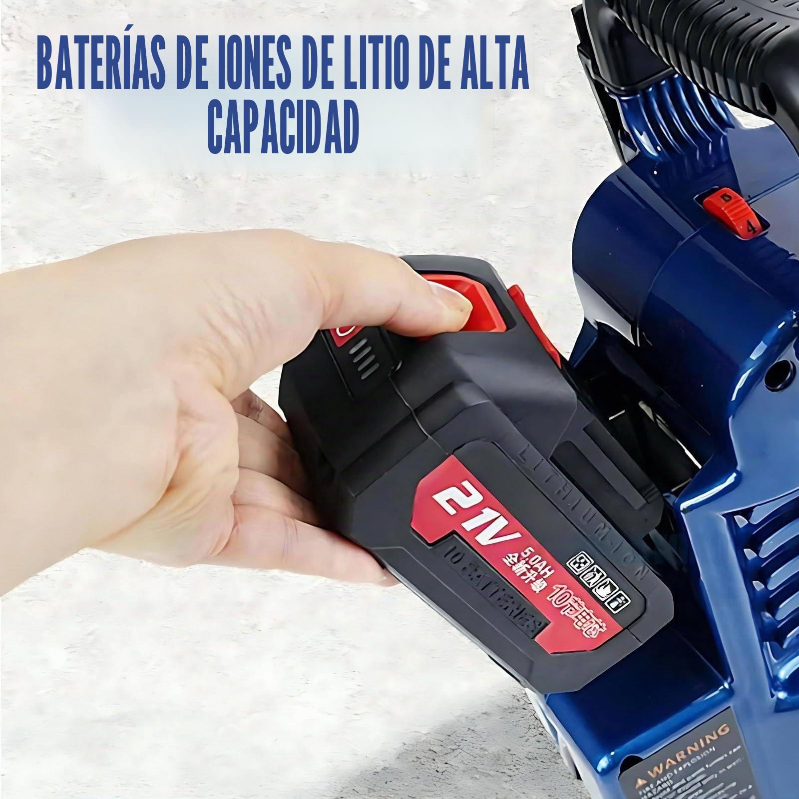 Pulverizador de Pintura sin Aire - Pulverizador de Pintura inalámbrico de Alta presión, 15 MPa, baterías de Litio de 1200 mAh, caudal de 1,1 l/min, 6 velocidades, para Pintar Casas 2battery