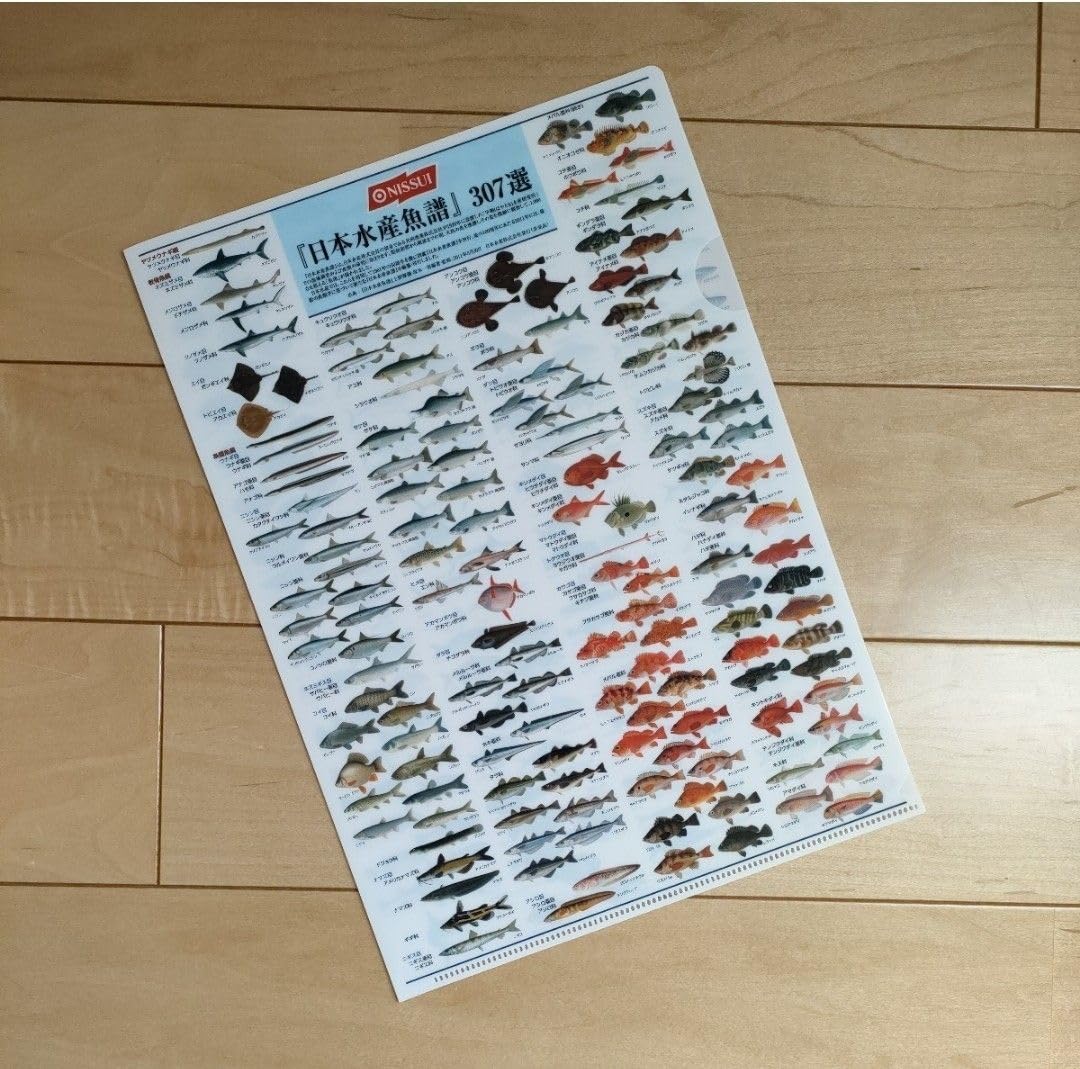 Amazon.co.jp: ニッスイA4クリアファイル日本水産魚譜 フィッシング魚